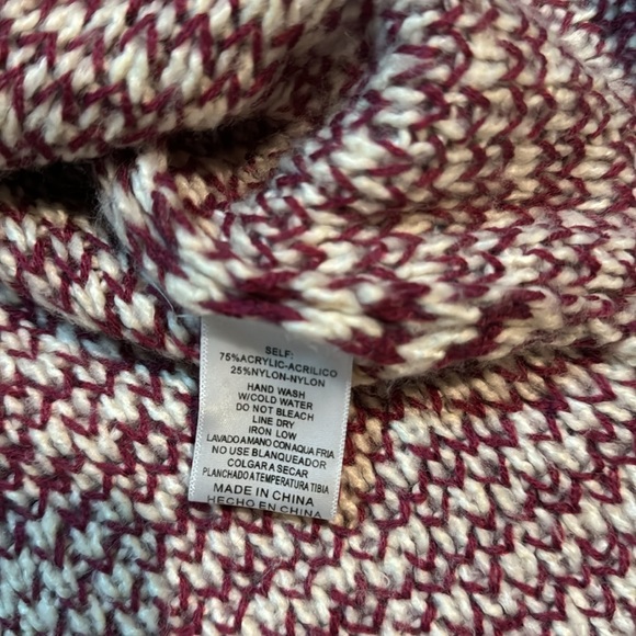 Listicle color block balloon sleeve cardigan small - Picture 5 of 11